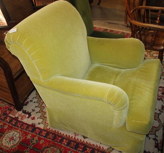 Upholstered armchair